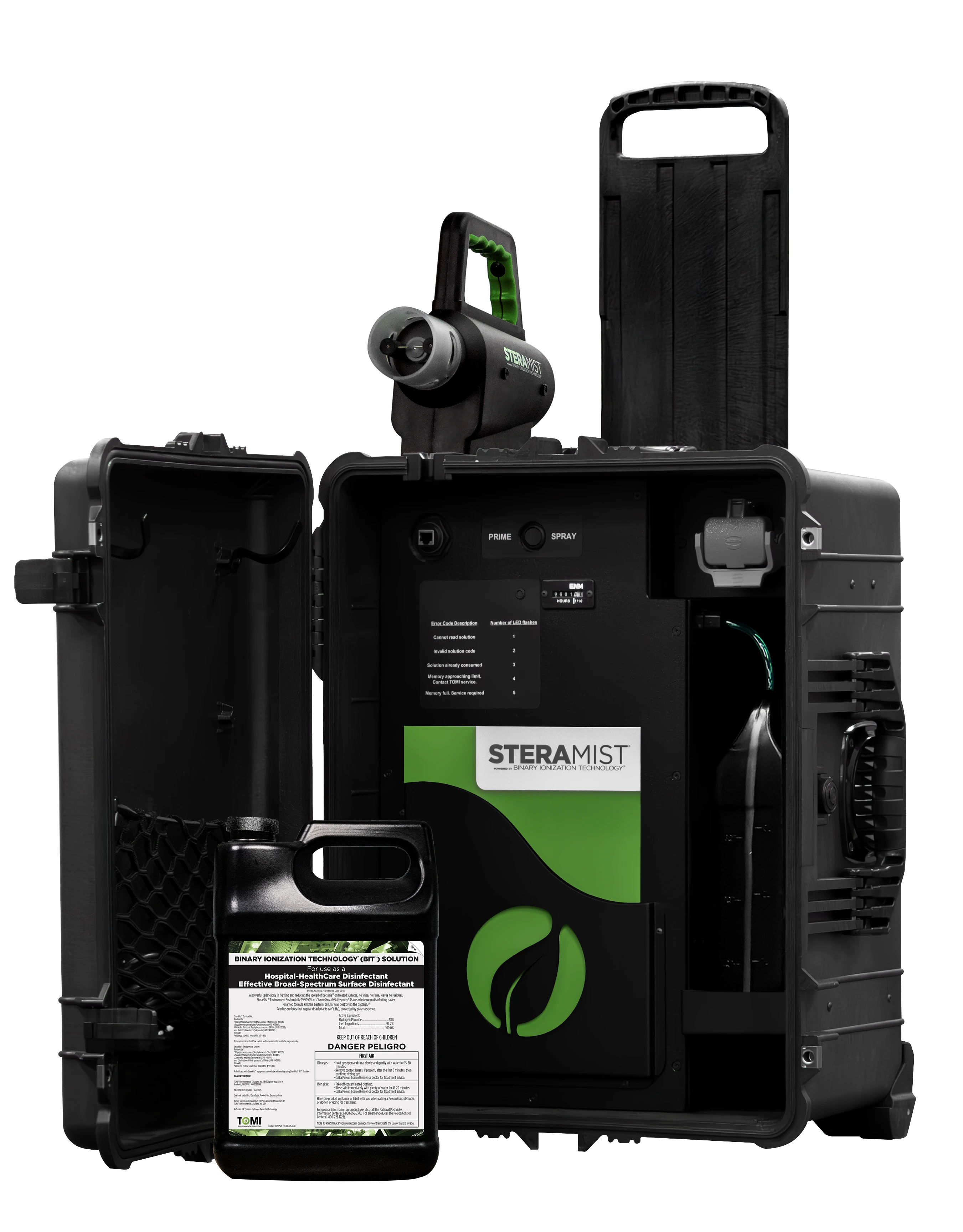 Surface Unit Disinfection Sprayer (Open & Angled)